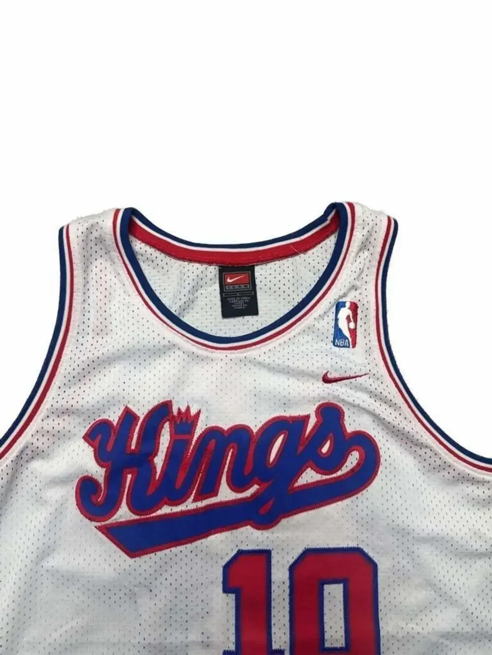 Nike Sacramento Kings Mike Bibby 10 NBA Jersey Size Large (Youth)
